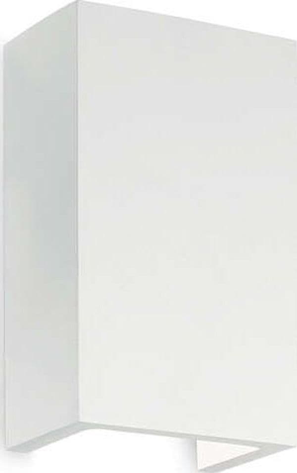 Applique-Moderna-Alta-Flash-Gesso-Bianco-1-Luce-G9-3W-3000K-Luce-Calda