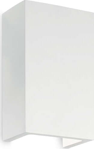 Applique-Moderna-Alta-Flash-Gesso-Bianco-1-Luce-G9-3W-3000K-Luce-Calda