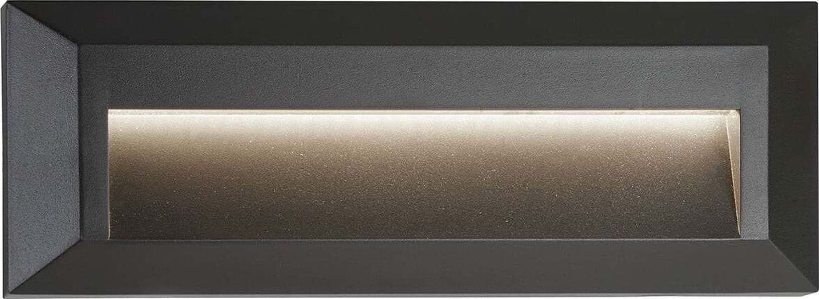 Applique-Moderna-Ankle-Acciaio-Grigio-Policarbonato-Led-2W-4000K