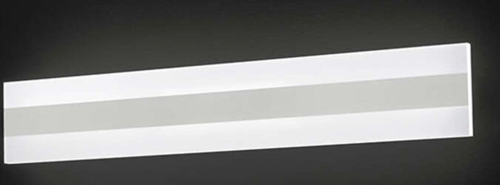 Applique-Moderna-Bend-Metallo-Bianco-Led-Luce-Calda-60Cm