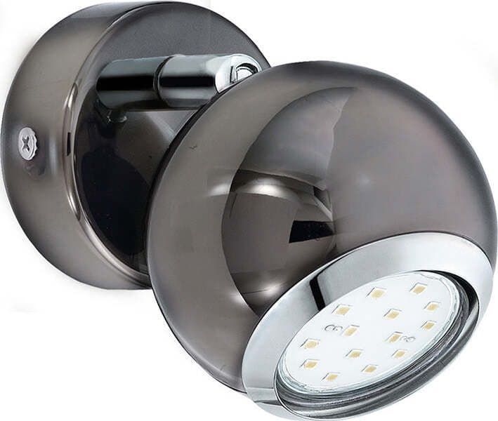 Applique-Moderna-Bimeda-1-Luce-Acciaio-Grigio-E-Cromo