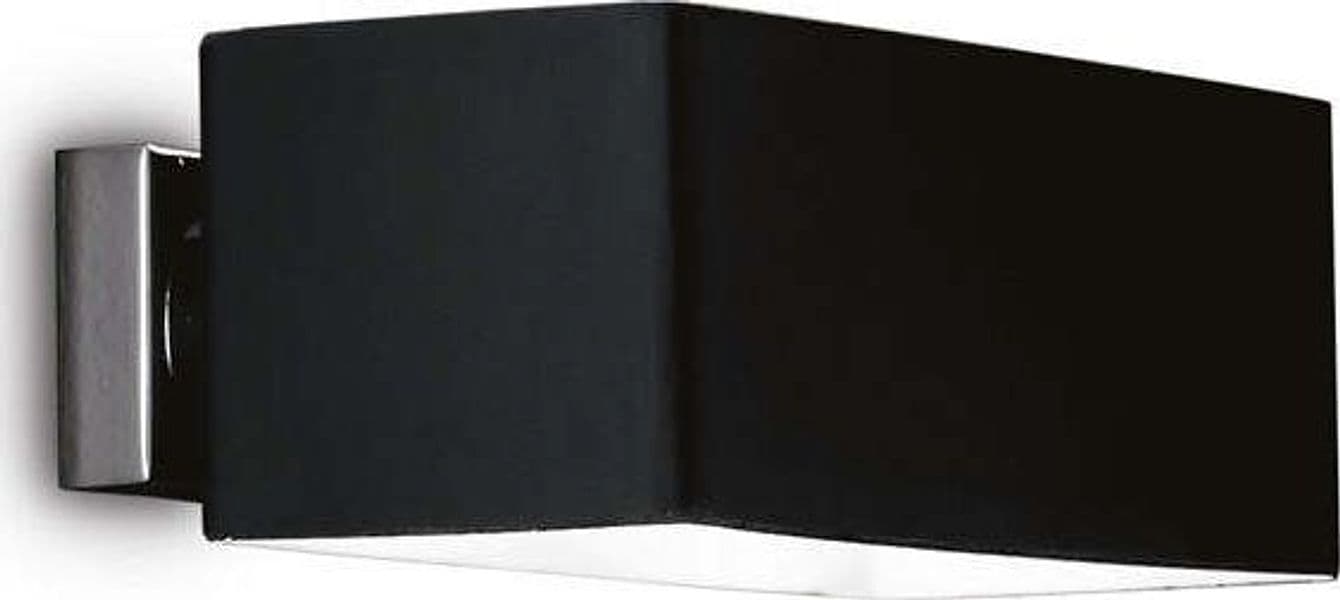 Applique-Moderna-Box-Metallo-Nero-2-Luci-G9-3W-3000K-Luce-Calda