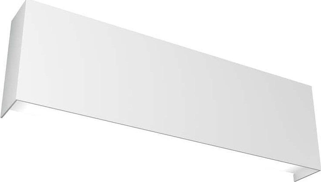 Applique-Moderna-Carpet-Metallo-Bianco-2-Luci-2G11-40Cm