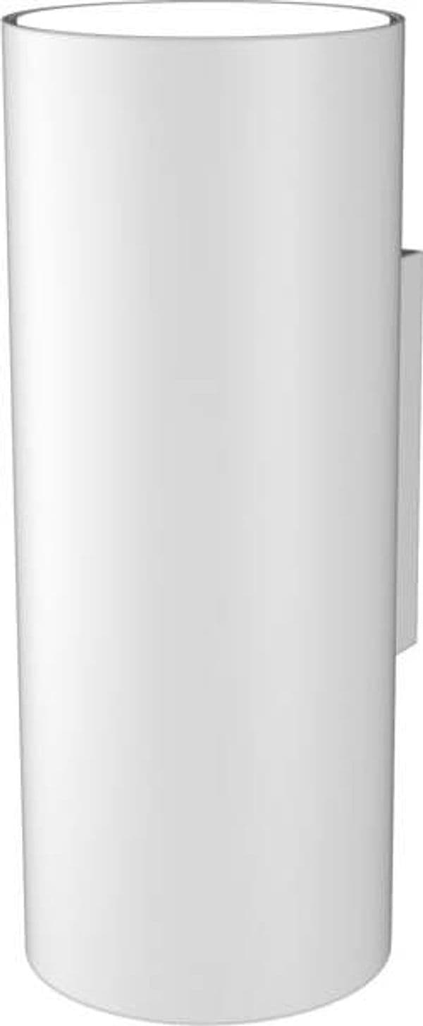 Applique-Moderna-Cilindrica-Shape-Metallo-Bianco-2-Luci-Gx53-20Cm-Biemissione