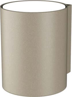 Applique-Moderna-Cilindrica-Shape-Metallo-Sabbia-2-Luci-Gx53-10Cm-Biemissione