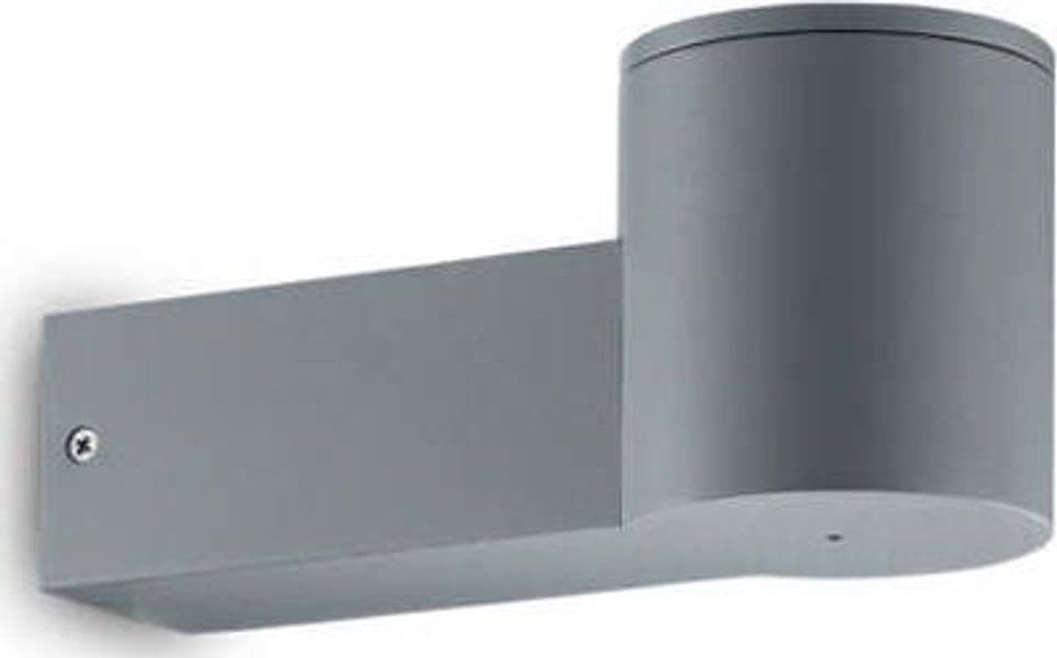 Applique-Moderna-Clio-Alluminio-Grigio-1-Luce-E27