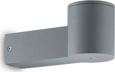 Applique-Moderna-Clio-Alluminio-Grigio-1-Luce-E27