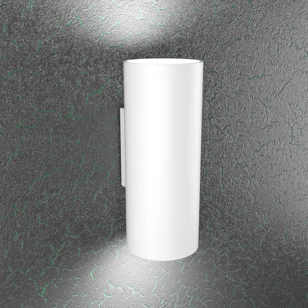 Applique-Moderna-Cloud-Metallo-Bianco-2-Luci-Gx53-10Cm