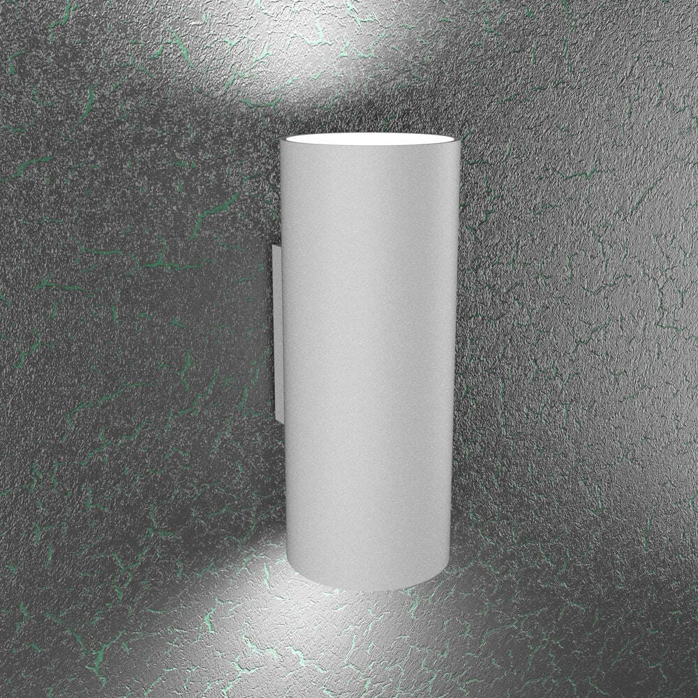 Applique-Moderna-Cloud-Metallo-Grigio-2-Luci-Gx53-10Cm