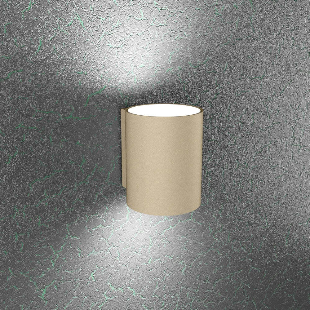 Applique-Moderna-Cloud-Metallo-Sabbia-2-Luci-Gx53-20Cm