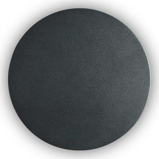 Applique-Moderna-Cover-Alluminio-Nero-Led-9,5W-3000K-Luce-Calda-D15Cm