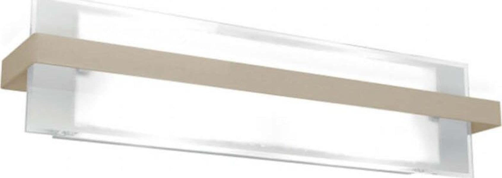 Applique-Moderna-Cross-Metallo-Sabbia-Vetro-2-Luci-E27-60Cm