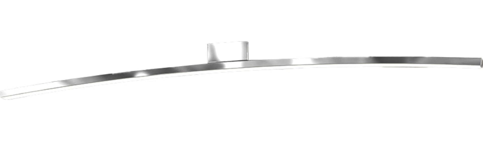 Applique-Moderna-Curved-Metallo-Cromo-Diffusore-Bianco-Led-11,2W-Naturale-70Cm