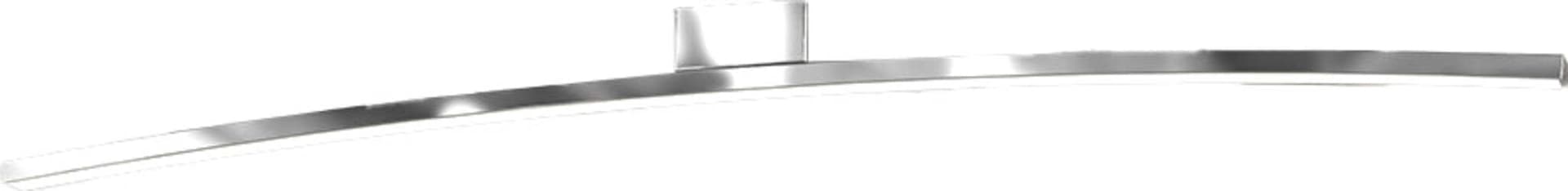 Applique-Moderna-Curved-Metallo-Cromo-Diffusore-Bianco-Led-11,2W-Naturale-70Cm