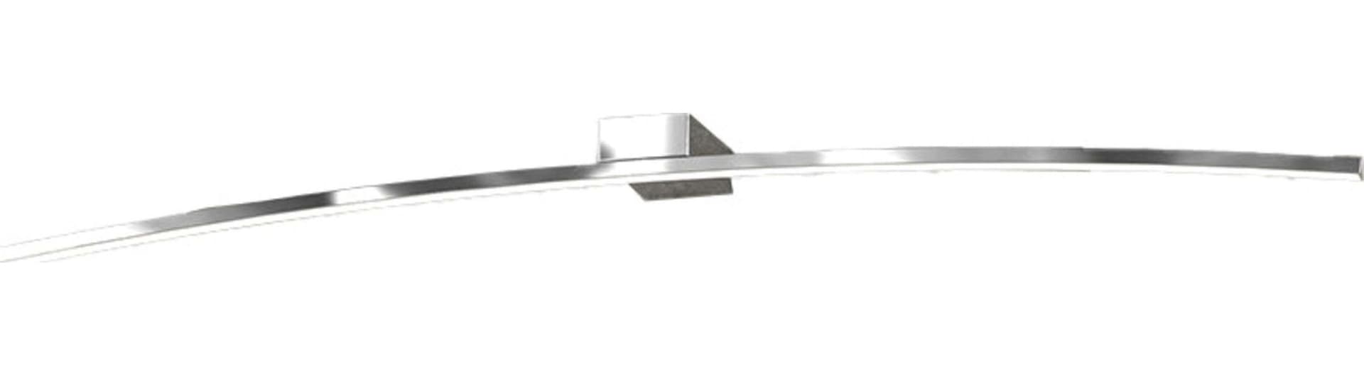 Applique-Moderna-Curved-Metallo-Cromo-Diffusore-Bianco-Led-14,4W-Calda-90Cm