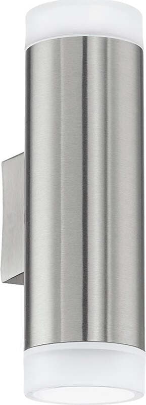 Applique-Moderna-Da-Esterno-Riga-Led-2-Luci-Acciaio-Inox-Grigio