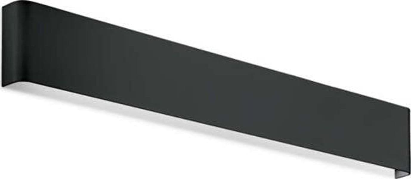 Applique-Moderna-Delta-Metallo-Nero-Led-19,5W-4000K-Luce-Naturale