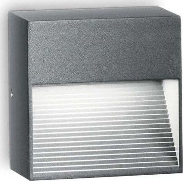 Applique-Moderna-Down-Alluminio-Antracite-1-Luce-G9-3W-3000K-Luce-Calda