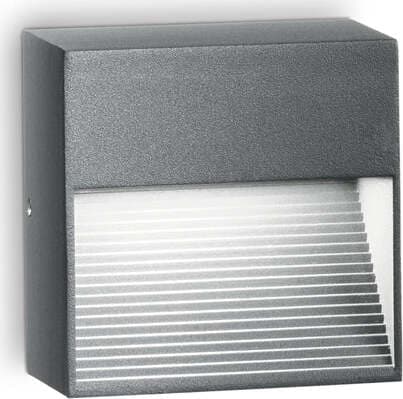 Applique-Moderna-Down-Alluminio-Antracite-1-Luce-G9-3W-3000K-Luce-Calda