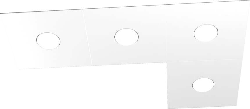 Applique-Moderna-Eccentric-Metallo-Bianco-4-Luci-Gx53