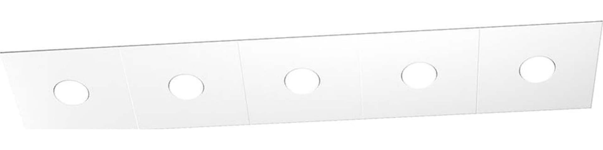 Applique-Moderna-Eccentric-Metallo-Bianco-5-Luci-Gx53