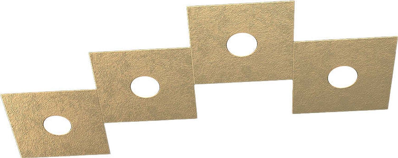 Applique-Moderna-Eccentric-Metallo-Foglia-Oro-4-Luci-Gx53