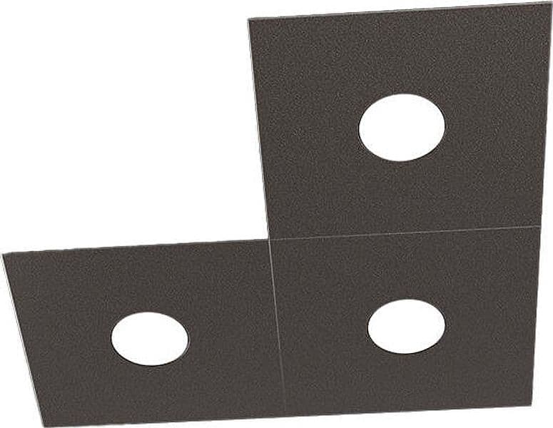 Applique-Moderna-Eccentric-Metallo-Marrone-3-Luci-Gx53