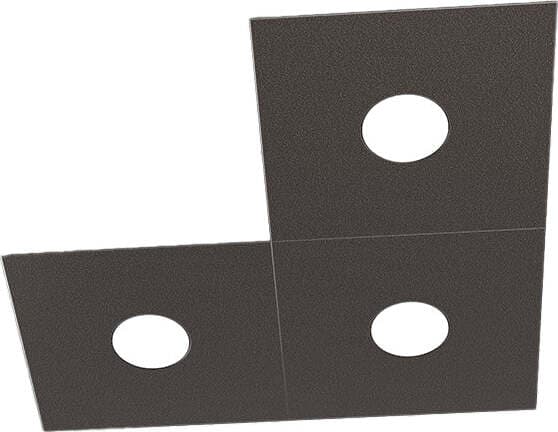 Applique-Moderna-Eccentric-Metallo-Marrone-3-Luci-Gx53