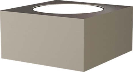 Applique-Moderna-Eccentric-Metallo-Sabbia-1-Luce-Gx53-Monoemissione