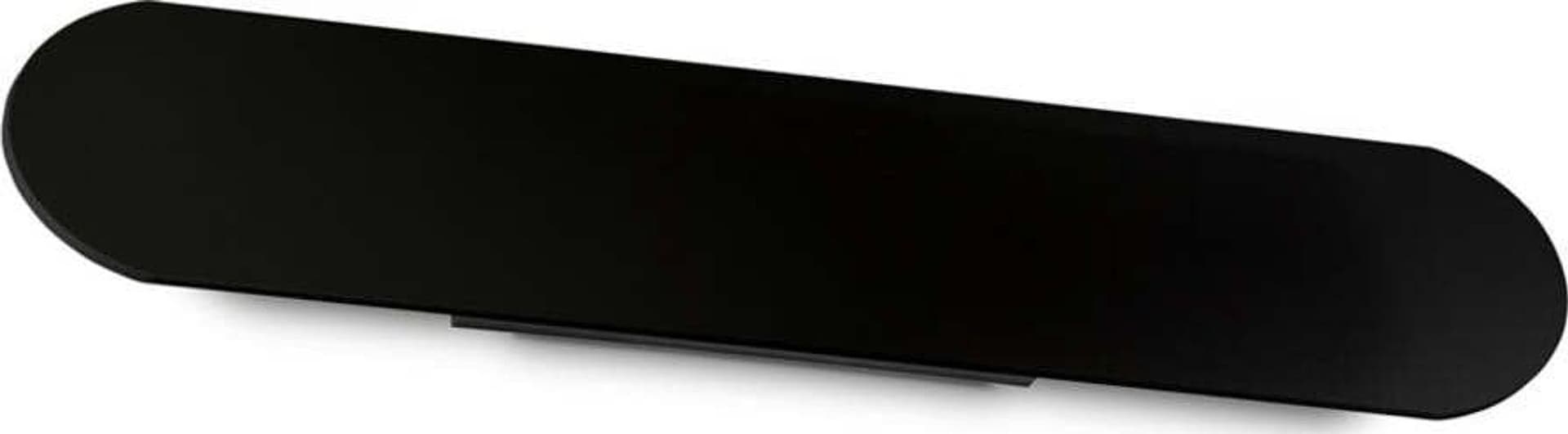 Applique-Moderna-Echo-Metallo-Nero-Led-30W-3000K-Luce-Calda