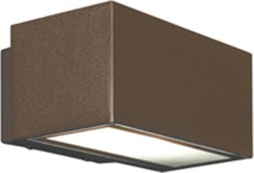 Applique-Moderna-Esterno-Bach-Alluminio-Ruggine-1-Luce-E27