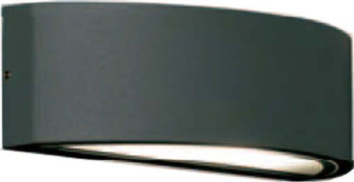 Applique-Moderna-Esterno-Lente-Alluminio-Antracite-1-Luce-E27