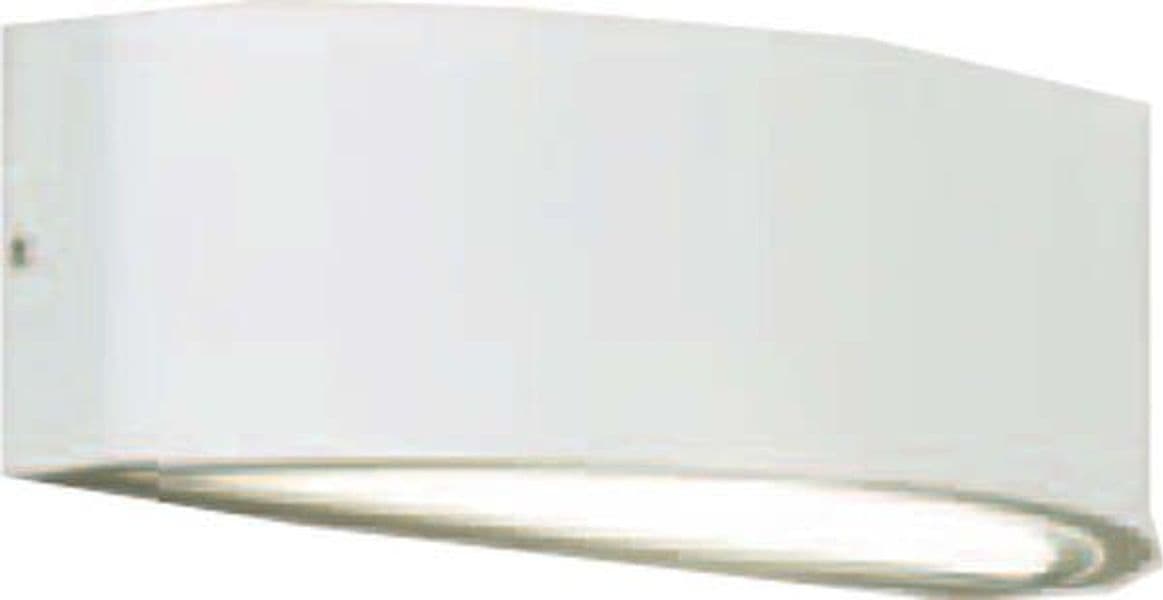 Applique-Moderna-Esterno-Lente-Alluminio-Bianco-1-Luce-E27