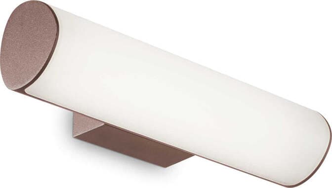 Applique-Moderna-Etere-Alluminio-Plastiche-Coffee-Led-10W-3000K-Luce-Calda