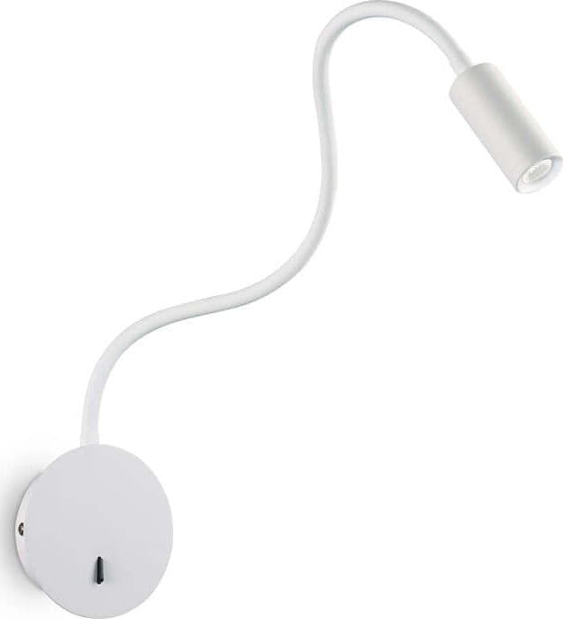 Applique-Moderna-Focus-2-Metallo-Bianco-Led-3,5W-3000K-Luce-Calda