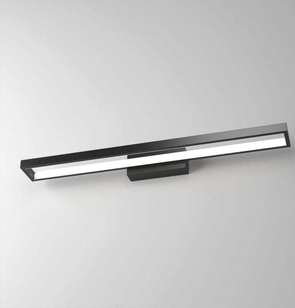 Applique-Moderna-Four-Squares-Alluminio-Nero-Led-40W