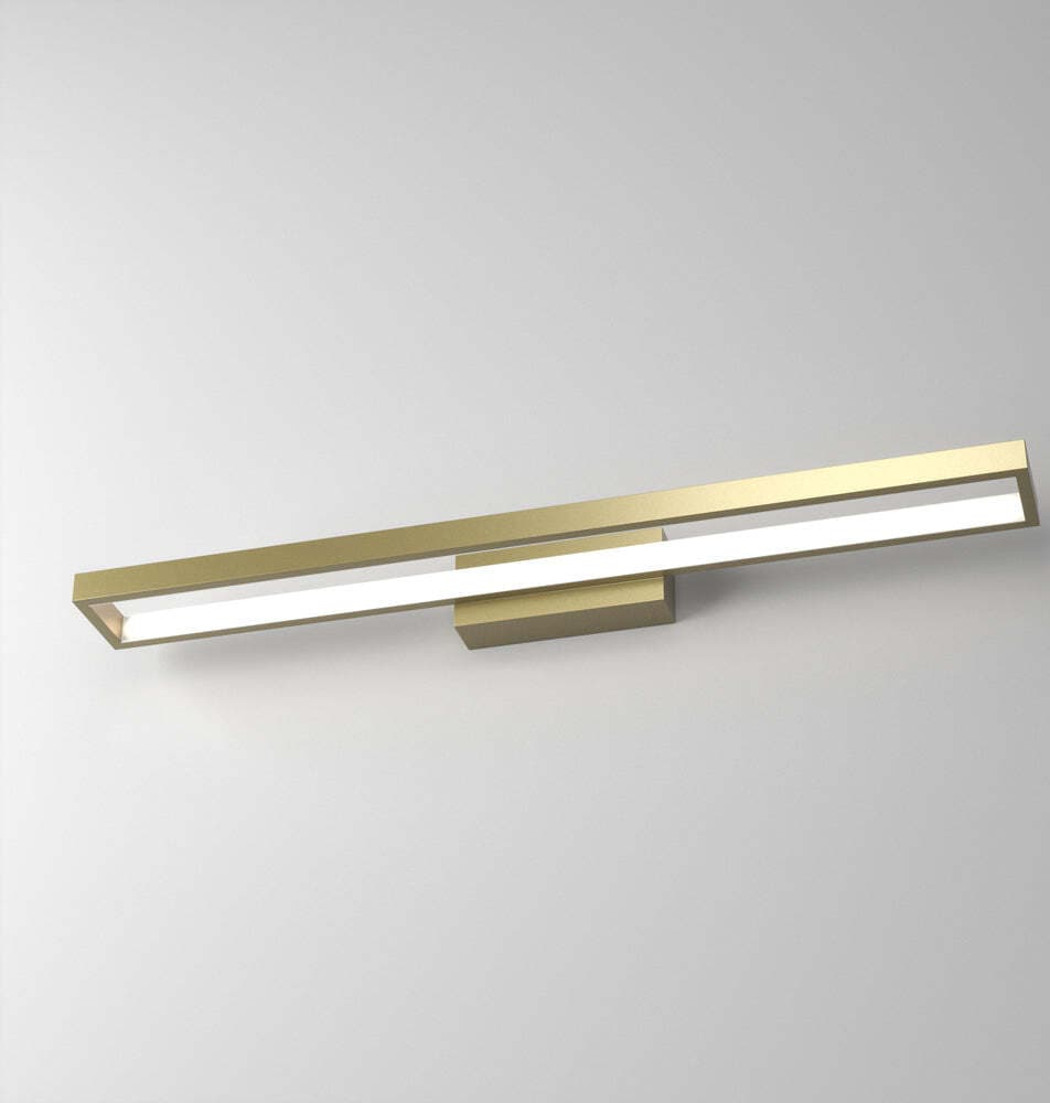 Applique-Moderna-Four-Squares-Alluminio-Oro-Oro-Brunito-Led-40W