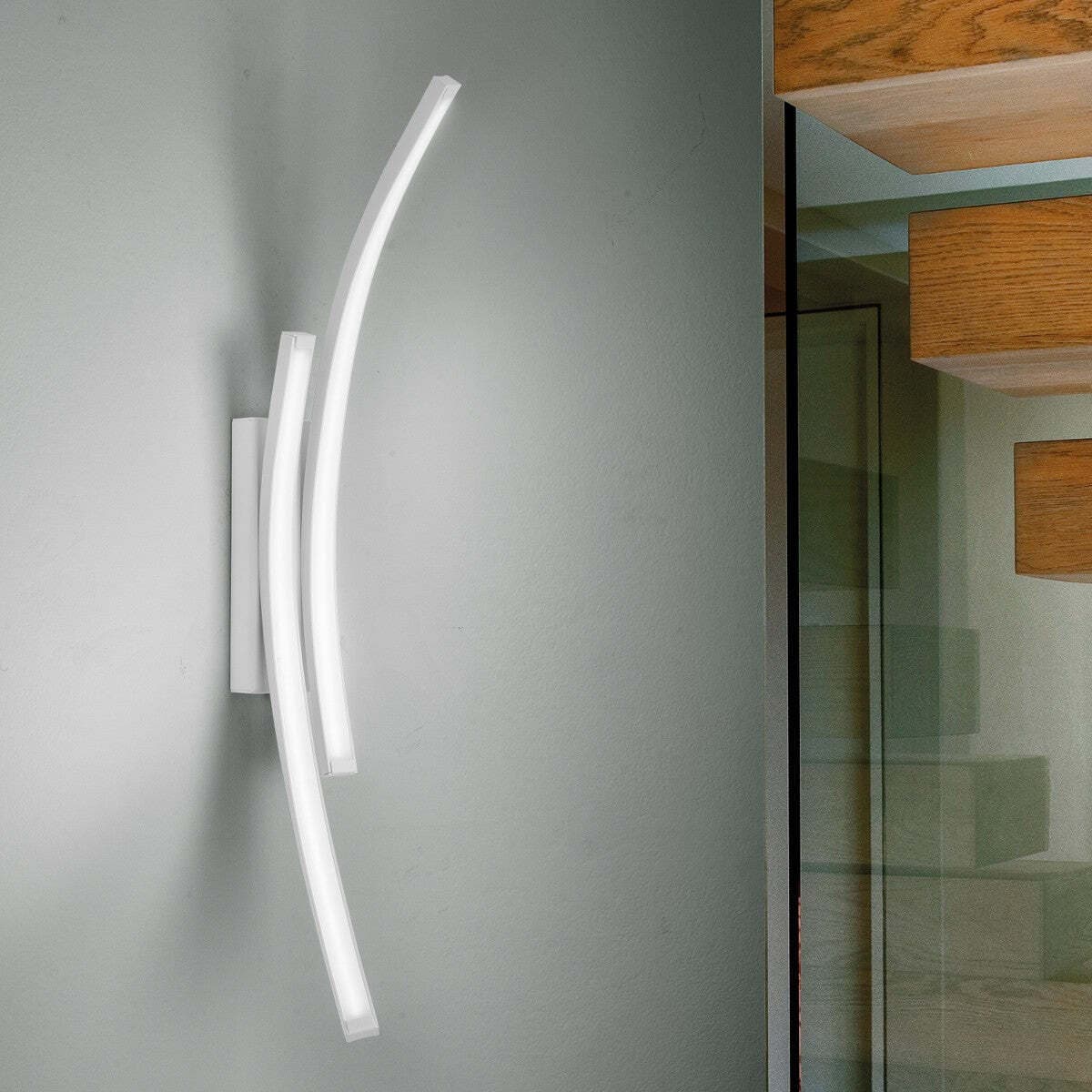 Applique-moderna-Fratelli-Braga-SCIA-2127-A2-LED-metallo-lampada-parete
