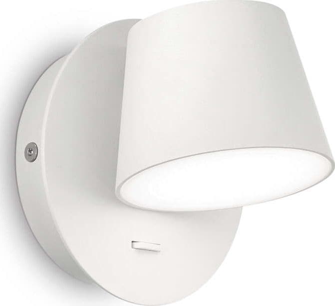 Applique-Moderna-Gim-Alluminio-Bianco-Led-6W-3000K-Luce-Calda