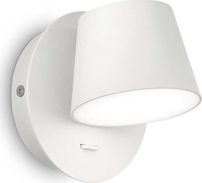 Applique-Moderna-Gim-Alluminio-Bianco-Led-6W-3000K-Luce-Calda