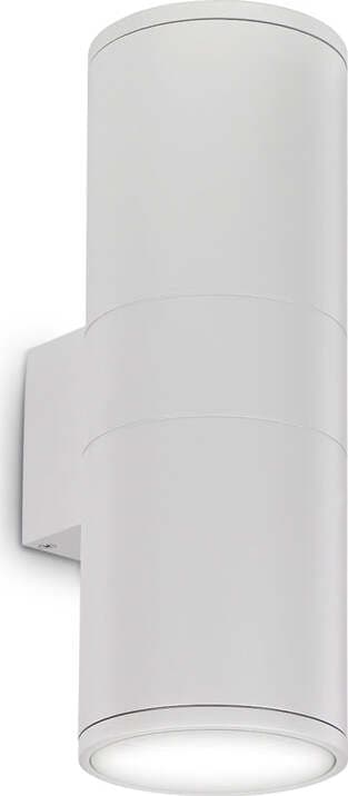Applique-Moderna-Gun-Alluminio-Bianco-2-Luci-E27