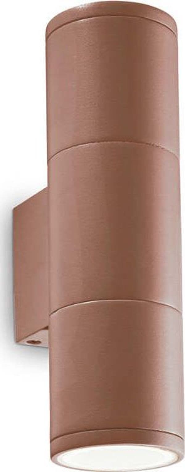 Applique-Moderna-Gun-Alluminio-Coffee-2-Luci-Gu10