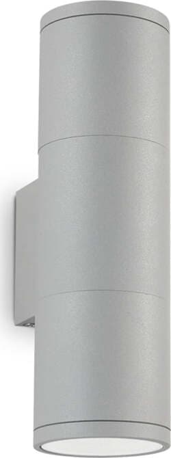 Applique-Moderna-Gun-Alluminio-Grigio-2-Luci-Gu10