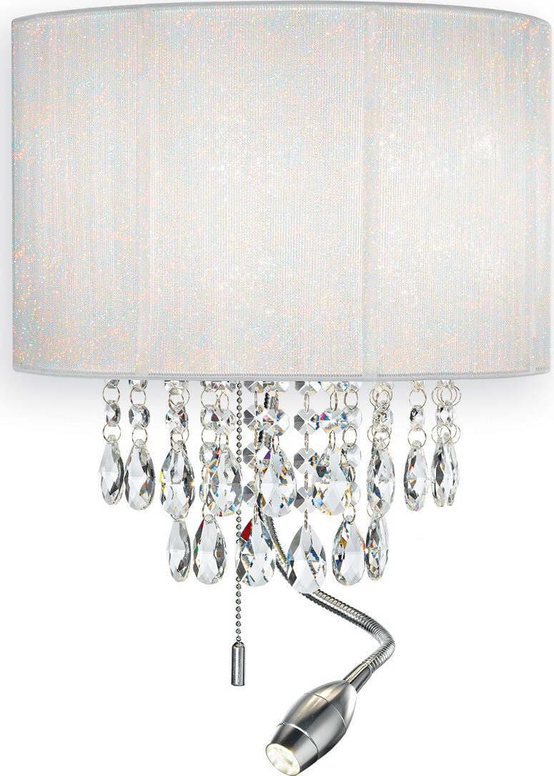 Applique-moderna-Ideal-Lux-OPERA-AP3-068268-E14-LED-metallo-PVC-cristallo-lampada-parete