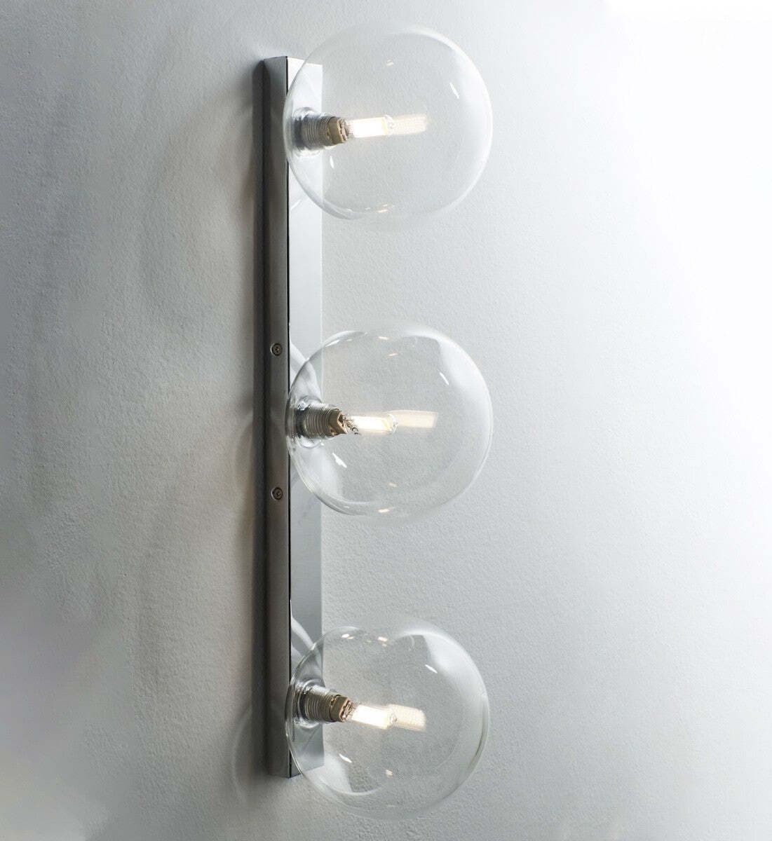 Applique-moderna-Illuminando-PALLINA-PALLI3CRTR-G9-LED-vetro-lampada-parete-soffitto
