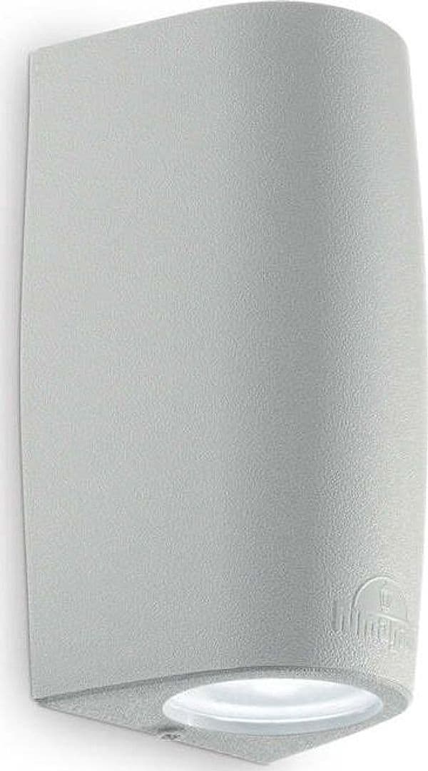 Applique-Moderna-Keope-Materie-Plastiche-Grigio-2-Luci-Gu10