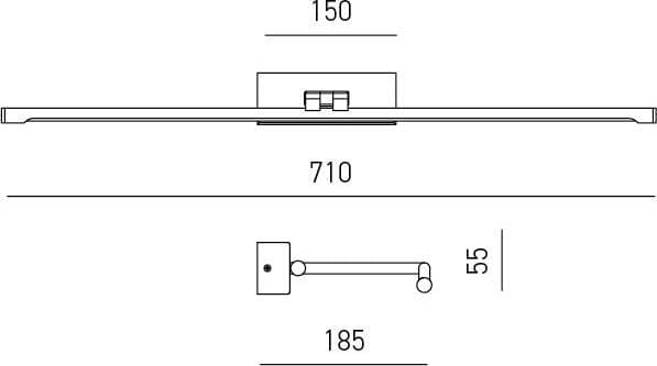 Applique-Moderna-Magis-Metallo-Bianco-Opale-Led-12W-Luce-Calda