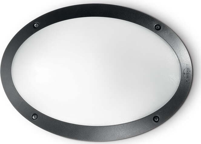 Applique-Moderna-Medea-1-Materie-Plastiche-Nero-1-Luce-E27