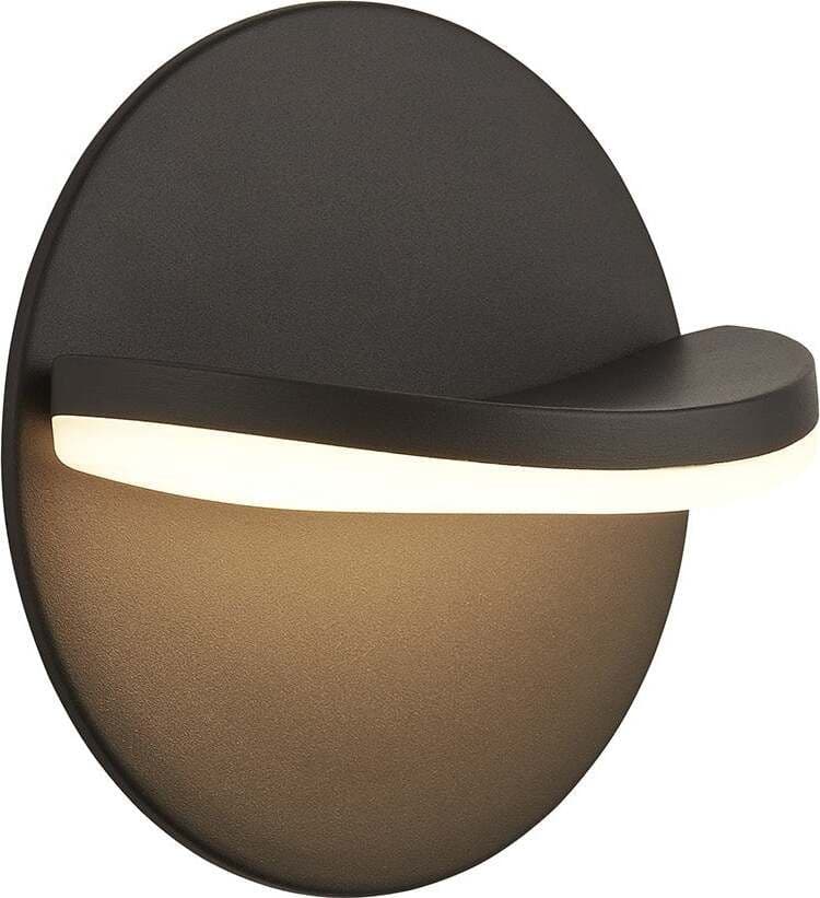 Applique-Moderna-Moda-Alluminio-Grigio-Policarbonato-Led-16,3W-3000K