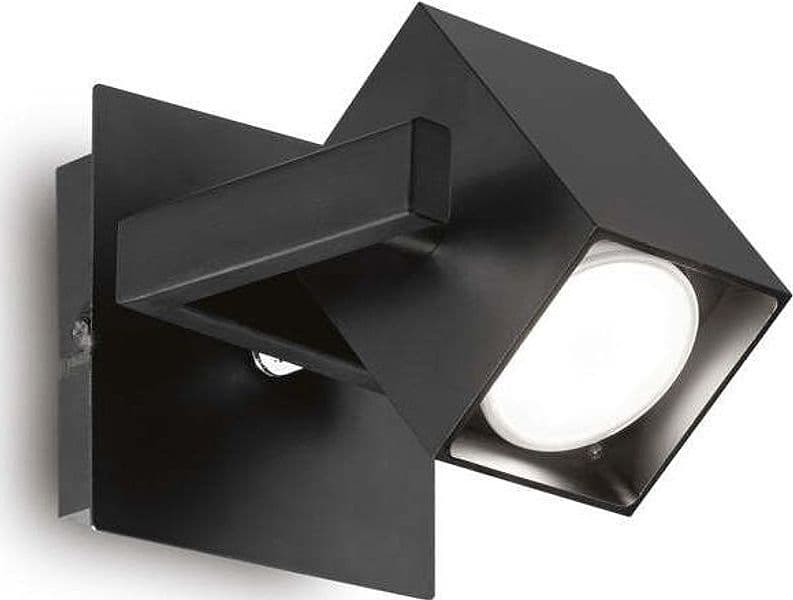 Applique-Moderna-Mouse-Metallo-Nero-1-Luce-Gu10